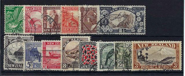 Image of New Zealand SG 556/69 FU British Commonwealth Stamp